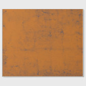 ヴィンテージサストオレンジデコパージュテクスチャデコパージュ ラッピングペーパー (フラット)
