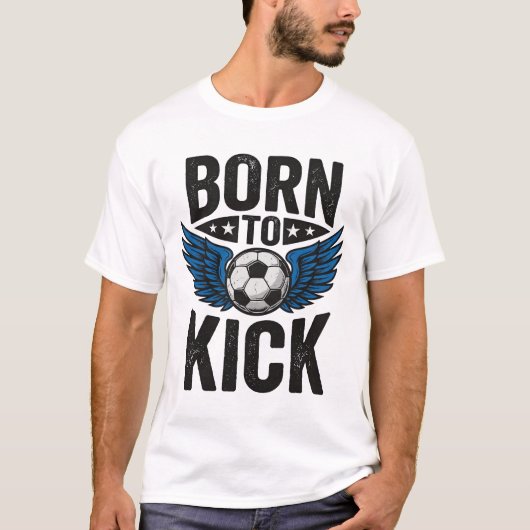 ヴィンテージサッカーウイングTシャツデザイン_1 Tシャツ (正面)