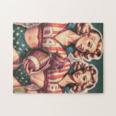 ヴィンテージサッカーガールズ ジグソーパズル (横)