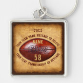 ヴィンテージサッカーキーホルダーのパーソナライズ キーホルダー (正面)