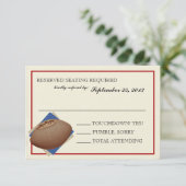 ヴィンテージサッカーバー（ユダヤ教の）バル・ミツバー返信 出欠カード (スタンド正面)