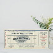 ヴィンテージサッカーパス バー ミッツヴァ 招待状 (スタンド正面)