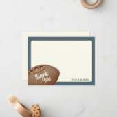 ヴィンテージサッカーフラットカードサンキューノート ノートカード (正面/裏面インサイチュ)