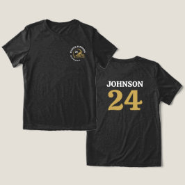 ヴィンテージサッカーヘルメットの名前をカスタムすると番号 トライブレンドＴシャツ