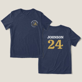 ヴィンテージサッカーヘルメットの名前をカスタムすると番号 トライブレンドＴシャツ