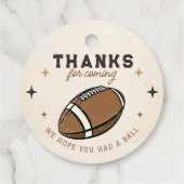 ヴィンテージサッカーボーイ誕生日メッセージカード フェイバータグ (裏面)