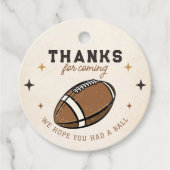 ヴィンテージサッカーボーイ誕生日メッセージカード フェイバータグ (正面)