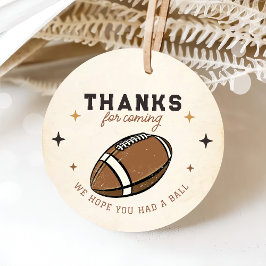 ヴィンテージサッカーボーイ誕生日メッセージカード フェイバータグ