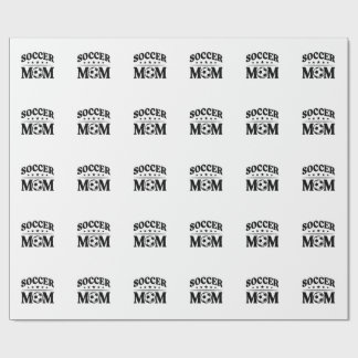ヴィンテージサッカーママTシャツベクター デザイン_1 ラッピングペーパー