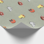 ヴィンテージサッカーラッピング紙 – ゲームデイメモリ ラッピングペーパー (角)