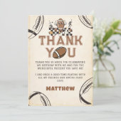 ヴィンテージサッカー誕生日サンキューカード サンキューカード (スタンド正面)