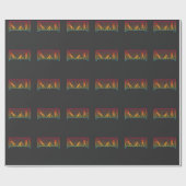 ヴィンテージサッカー選手ゴールキーパー・ゴアリー ラッピングペーパー (フラット)