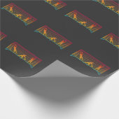 ヴィンテージサッカー選手ゴールキーパー・ゴアリー ラッピングペーパー (角)