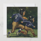 ヴィンテージサッカー，子供，男遊の子のスポーツ (正面)