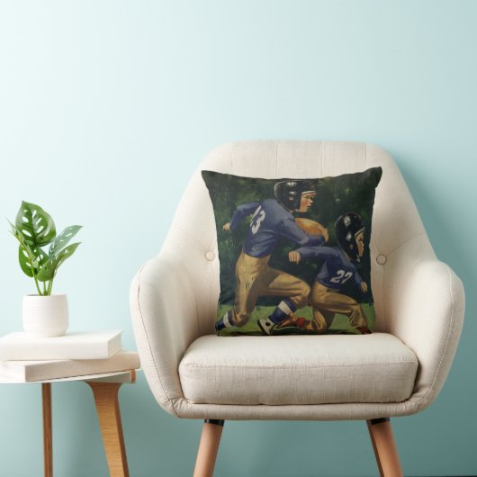 ヴィンテージサッカー，子供，男遊の子のスポーツ クッション (椅子)