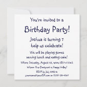 ヴィンテージサッカー,子供,男遊の子のスポーツ 招待状 (裏面)