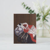 ヴィンテージサッカ絵画ー ポストカード (スタンド正面)