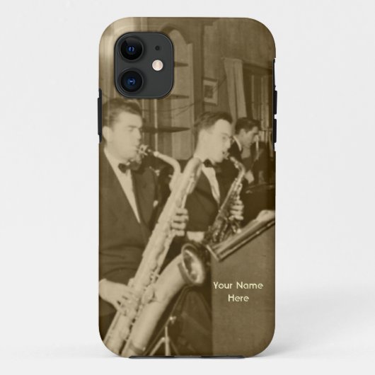 ヴィンテージサックスBig Band iPhone5ケース Case-Mate iPhoneケース (裏面)