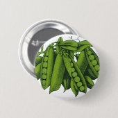 ヴィンテージサトウキビ，食品，健康な野菜 缶バッジ (正面&裏面)