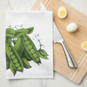 ヴィンテージサトウピーナッツ、ヘルシーフード野菜 キッチンタオル (四つ折り)