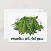 ヴィンテージサトウピーナッツ、ヘルシーフード野菜 ポストカード (正面/裏面)