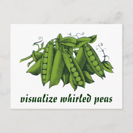 ヴィンテージサトウピーナッツ、ヘルシーフード野菜 ポストカード (正面)