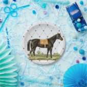 ヴィンテージサドルホース紙プレート ペーパープレート (パーティー)