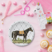 ヴィンテージサドルホース紙プレート ペーパープレート (パーティー)