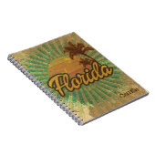 ヴィンテージサニーフロリダ、ビーチスタイルジャーナル ノートブック (右側)