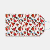 ヴィンテージサニー春花咲き水彩 ギフトタグ (正面(横))