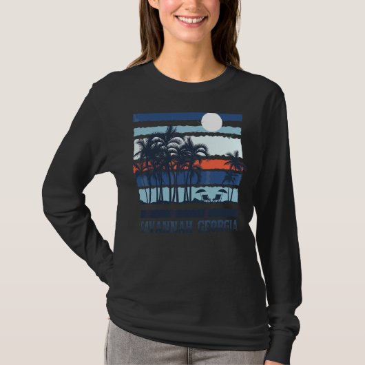 ヴィンテージサバンナグルジア夏70s 80sビーチスーヴ tシャツ (正面)