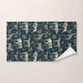 ヴィンテージサファリのアフリカ動物 バスタオルセット (ハンドタオル)