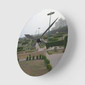 ヴィンテージサファリハクナマタパーク.jpg ラウンド壁時計 (傾斜)