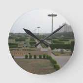 ヴィンテージサファリハクナマタパーク.jpg ラウンド壁時計 (正面)