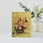 ヴィンテージサフラノバラバイフレデリックマーティン ポストカード (スタンド正面)