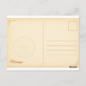 ヴィンテージサブマリン冒険 – ハガキ航海のー ポストカード (裏面)