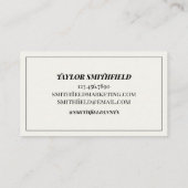 ヴィンテージサボテン名刺 名刺 (裏面)