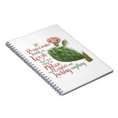 ヴィンテージサボテン・オブ・J Pレドゥーテ図解入りの、写真付きの ノートブック (右側)