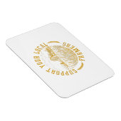 ヴィンテージサポートローカル農家農業ファームFa マグネット (右側)