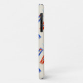 ヴィンテージサマーシーサイドガール美しい Case-Mate iPhoneケース (裏面/左)