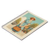 ヴィンテージサマーストリートインパリ ノートブック (左側)