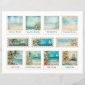 ヴィンテージサマーセーリングエフェメラアクセント (正面)