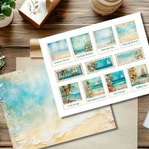 ヴィンテージサマーセーリングエフェメラアクセント