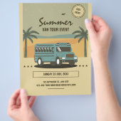 ヴィンテージサマーツアーポスター、キッズサマーキャンプ チラシ (手)