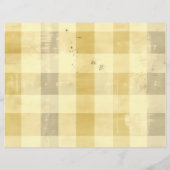 ヴィンテージサマーデイジースクラップブック紙 (裏面)