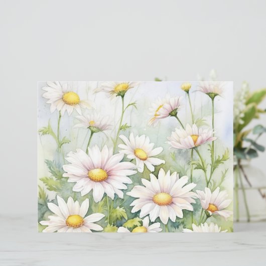 ヴィンテージサマーデイジースクラップブック紙 (スタンド正面)