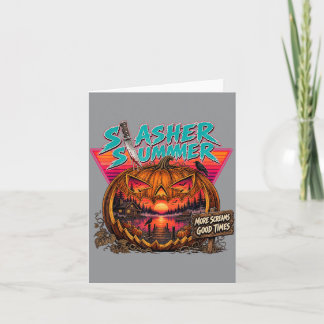 ヴィンテージサマーハロウィンスラッシャーサマーキュート カード