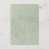 ヴィンテージサマーヒマワリフローラ披露宴 エンクロージャーカード (裏面)