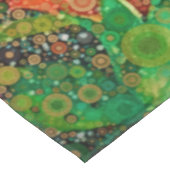 ヴィンテージサマーフラミンゴトロピカルガーデンフローラ テーブルクロス (アングル)