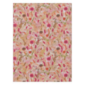 ヴィンテージサマーボホワイルドフラワーパンパスグラス テーブルクロス (正面)